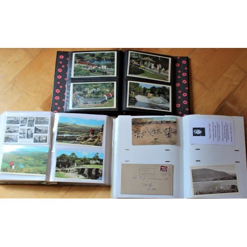 29 - Three Albums of old and new foreign and a few Irish postcards. C 550 Items