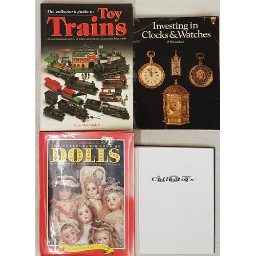 51 - The Collector’s guide to Toy Trains (HB) by Ron McCrindell, The Collector’s Book of Dolls (HB) by Br... 