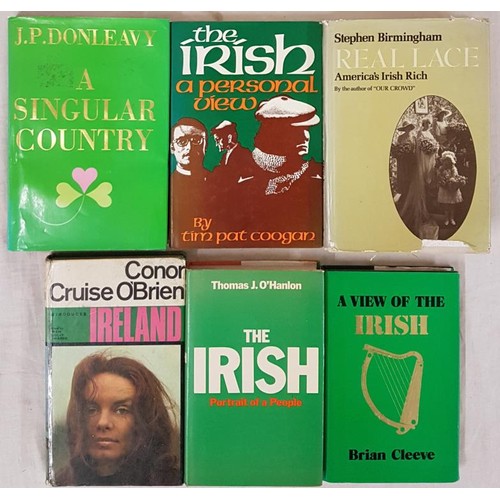 62 - Irish Interest. Ireland (HB) by Conor Cruise O’Brien, The Irish (HB) by Thomas J O Hanlon, A View of... 
