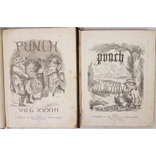 73 - Punch Annuals 1857 and 1858. (2 Books)