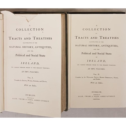 114 - A Collection of Tracts & Treaties illustrated of the Natural History Antiquities & the Polit... 