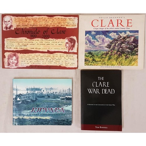 126 - Co Clare interest. The Clare War Dead by Tom Burnell, Kinvara a seaport on Galway Bay, Clare Unique ... 