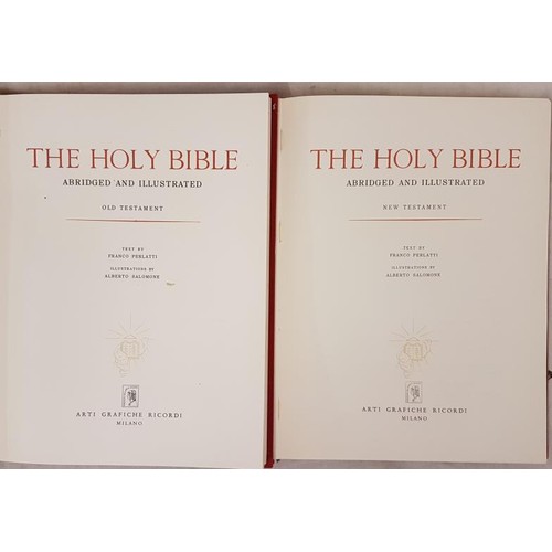 149 - The Holy Bible Coffee Table Books Vol 1 The Old Testament Vol 2 The New Testament both (HB)