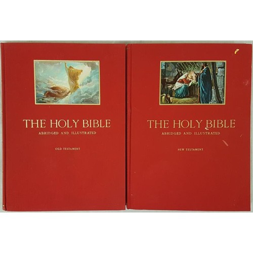 149 - The Holy Bible Coffee Table Books Vol 1 The Old Testament Vol 2 The New Testament both (HB)