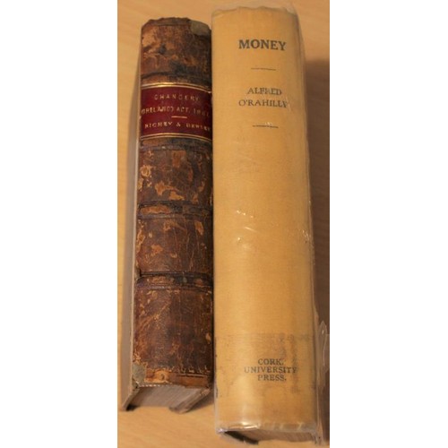 211 - Finance Books. Money (HB) by Alfred O”Rahilly Professor University College Cork 2nd ed 1942 and Chan... 