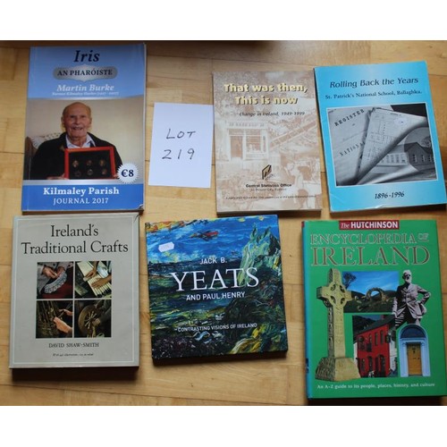 219 - Irish Coffee Table Books. The Hutchinson Encyclopedia of Ireland of Ireland (HB), Jack B Yeats and P... 