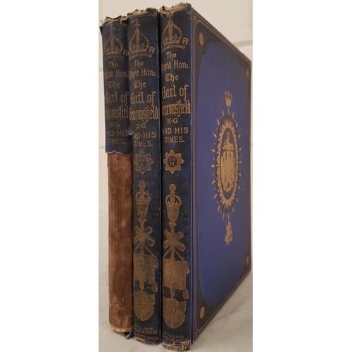 263 - The Right Hon Benjamin Disraeli Earl of Beaconsfield KG and His Times Volumes 1, 2 and 3 (HB) by Ale... 