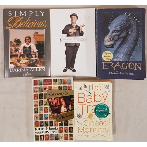 278 - Signed Books. The Baby Trail by Sinead Moriarty, Kenny’s Choice 101 Irish Books you Must read by Des... 