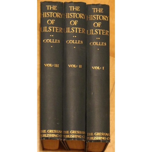 484 - The Story of Ulster (HB) parts 1 2 and 3 by Colles 1st ed.