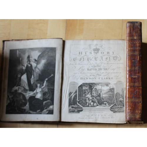 501 - History of England in two Volumes (HB) by Hewson Clarke od Emanuel College Cambridge Printed in 1815... 