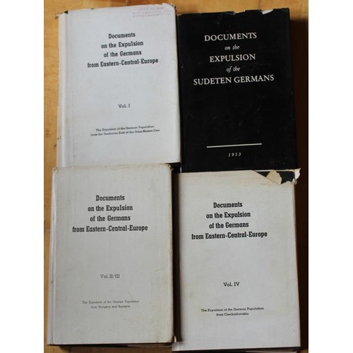 512 - Documents on the Expulsion Of the Germans from Eastern-Central Europe Volumes 1 2 3 4 and Documents ... 