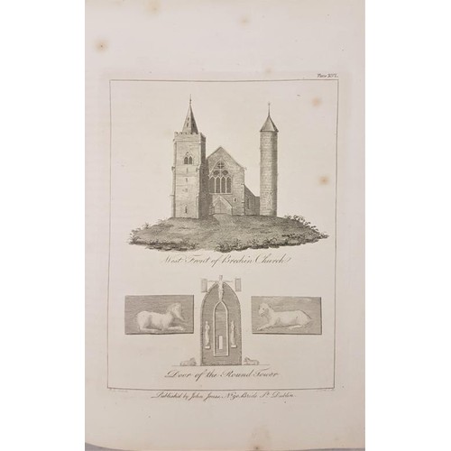 30 - Ledwich, E. Antiquities of Ireland, 1803-4 quarto, 42 engraved plates complete, handsome original ha... 
