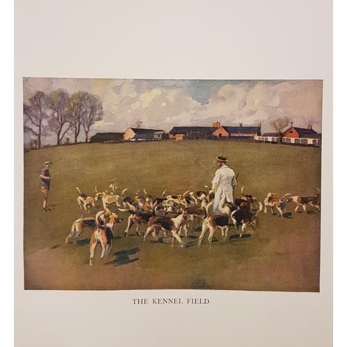 60 - Lionel Edwards. Sketches in Stable and Kennel. 1936. Folio. Coloured hunting plates.