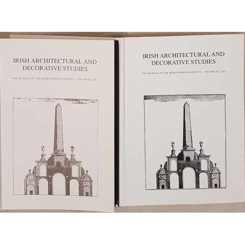 76 - Two volumes of Irish Architectural and Decorative Studies, The Journal of the Irish Georgian Society... 