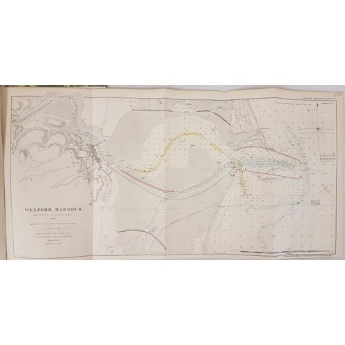 82 - Wexford Harbour Improvement Bill. 1852. Quarto with 2 maps :” Wexford Harbour and The River Sl... 