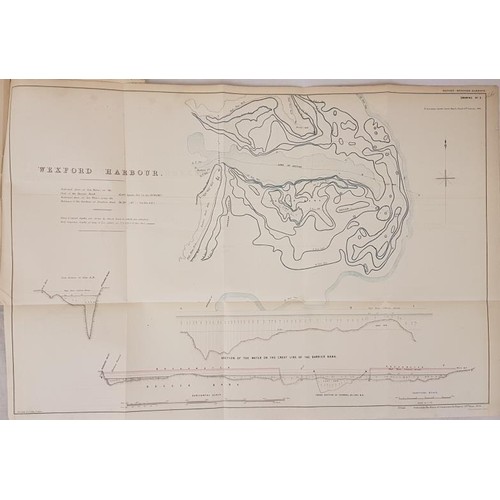 82 - Wexford Harbour Improvement Bill. 1852. Quarto with 2 maps :” Wexford Harbour and The River Sl... 