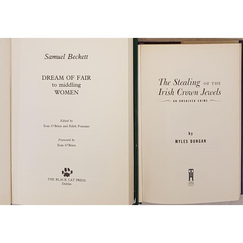101 - Samuel Beckett. Dream of Fair to Middling Women. 1992. 1st D.J.;  and Myles Dungan. The Stealin... 