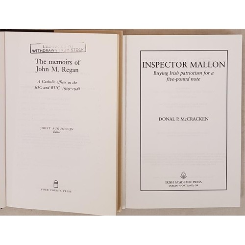 705 - Royal Irish Constabulary] The Memoirs of John M. Regan. A Catholic Officer in the RIC and RUC, 1909-... 