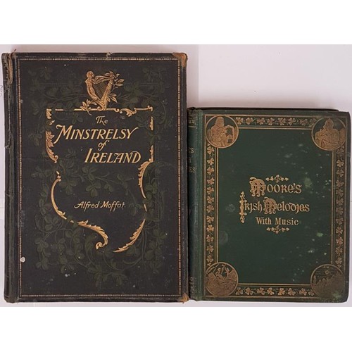 714 - Stevenson and Bishop, Moore’s Irish Melodies with Music, 1903, small 4to, 261 pps. Moffat The ... 