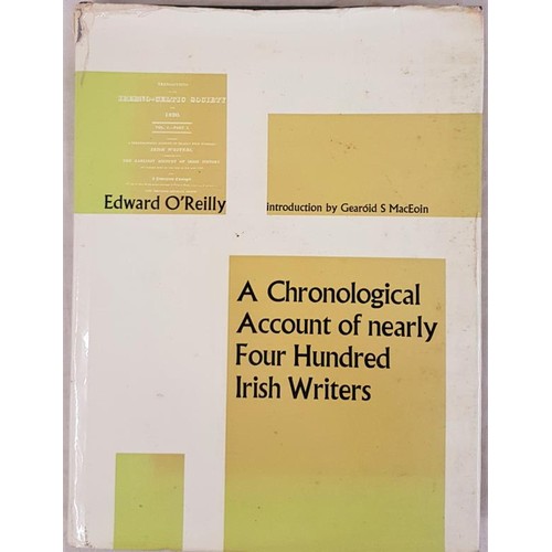 716 - Writers in Irish pre-1750:   O’Reilly, Edward A Chronological Account of nearly Four... 