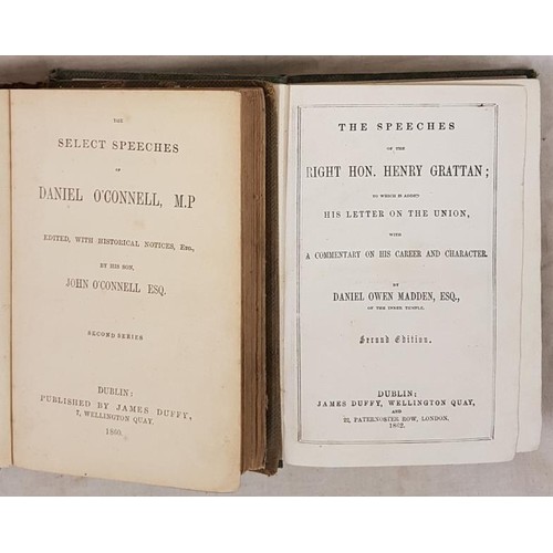 723 - O'Connell, John. The Select Speeches of Daniel O'Connell M.P.. Edited with historical notices etc.. ... 