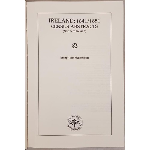 730 - Irish Census 1841-51:   Masterson, J. Ireland: 1841/1851 Census Abstracts (Northern Irelan... 