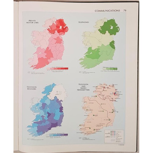 747 - Atlas Of Ireland, Royal Irish Academy, 1979, Folio, coloured maps, fine.