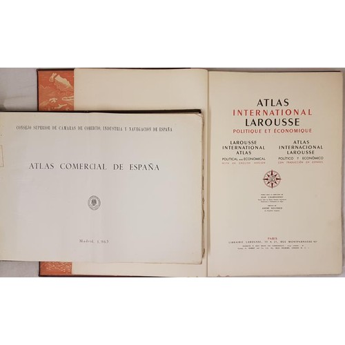 749 - Tarrats, J. M. F. Atlas Comercial de Espana, Madrid, 1963, large oblong folio, 57 coloured maps plus... 