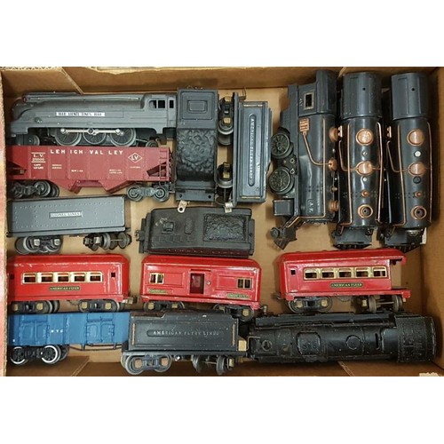 66 - Good Box of Lionel and American Flyer Lines Locomotives and Tenders