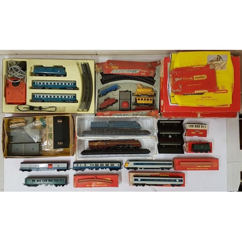 89 - Collection of Triang Trains and Accessories, some empty display boxes