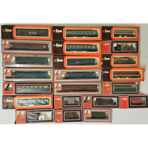 90 - Collection of LIMA Railway Models (22) - 2 boxes together