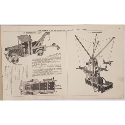 105 - Meccano No. 4 with Instruction Book.  c.1963. Wired in to original box