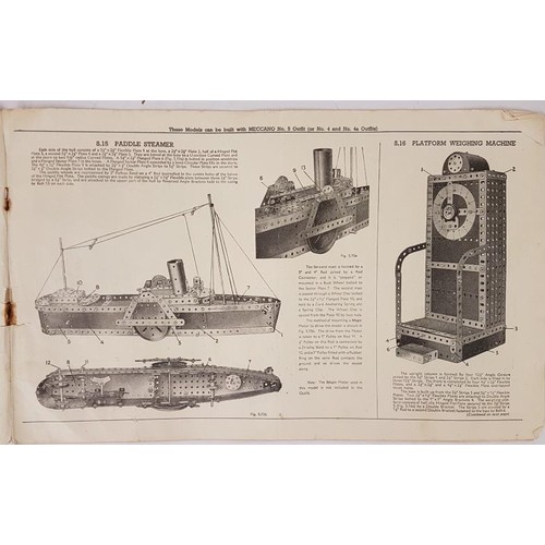 107 - Meccano Accessory Outfit No. 4a with Instruction Book. 1945 to 1957. Wired into Original Box