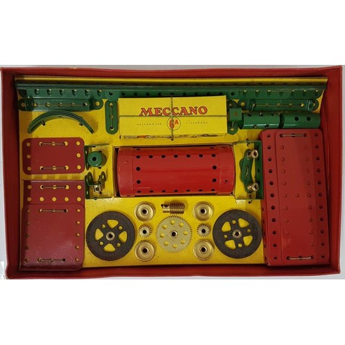 108 - Meccano Accessory Outfit No. 6a with Instruction Book. 1945 to 1957. Wired into Original Box