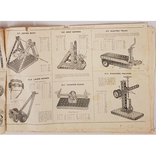 110 - Meccano No. 2 with Instruction Book. 1945 to 1957. Wired into Original Box