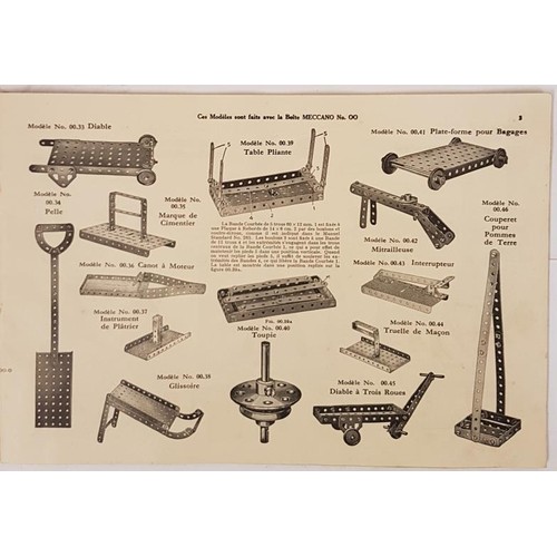 112 - Meccano No. 0 with Instruction Book. Wired into Original Box