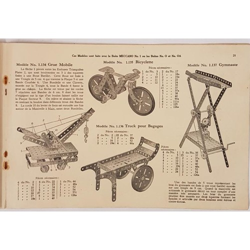 114 - Meccano No. 0a with Instruction Book. Wired into Original Box