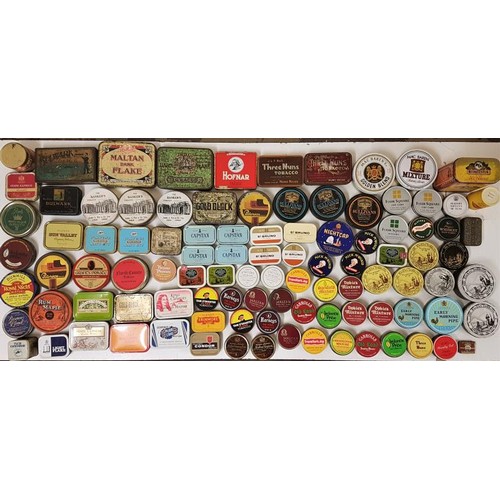 124 - Large Collection Of Vintage Tobacco Tins - incl. Irish