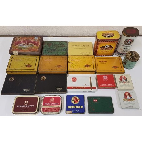 125 - Collection of Vintage Cigarette Tins