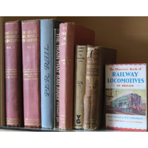 174 - Railway First editions and special authors; and Non-specific subject matter - a box