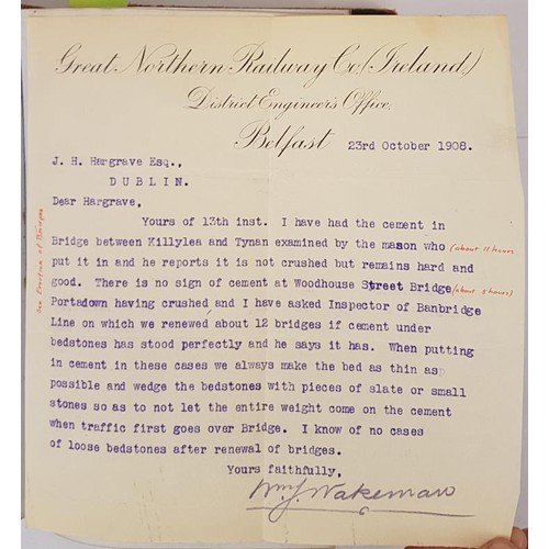 226 - Hargraves Journal - J H Hargrave B.A. B.E., Engineer's Office, Paddington, 1888. An exceptional manu... 