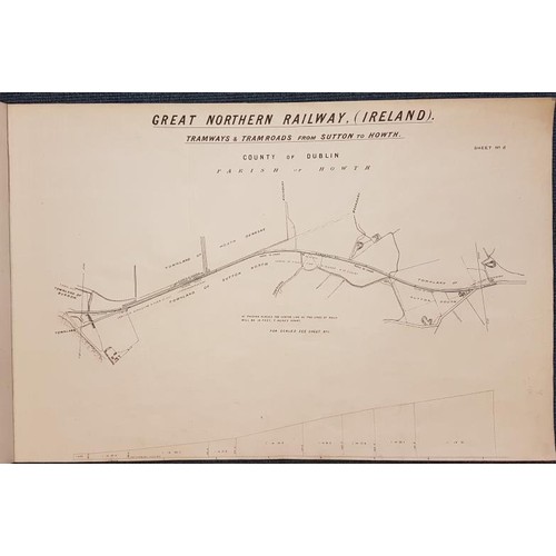 262 - Great Northern Railway (Ireland) Tramways and Tramroads from Sutton to Howth: W. H. Mills, M. Lust, ... 