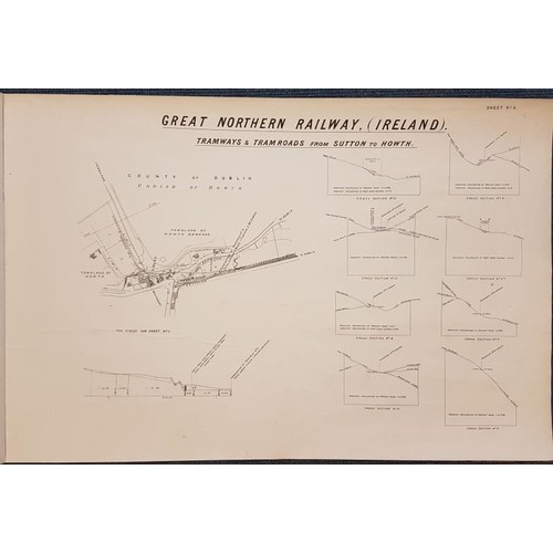 262 - Great Northern Railway (Ireland) Tramways and Tramroads from Sutton to Howth: W. H. Mills, M. Lust, ... 