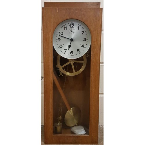 429 - Oak Cased Master Clock