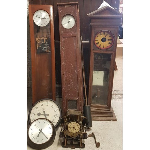 447 - Collection of Master Clocks, Slave Clocks, etc. A/F