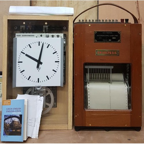 448 - Time Recorder and a ZPA Pragotron Time Recorder