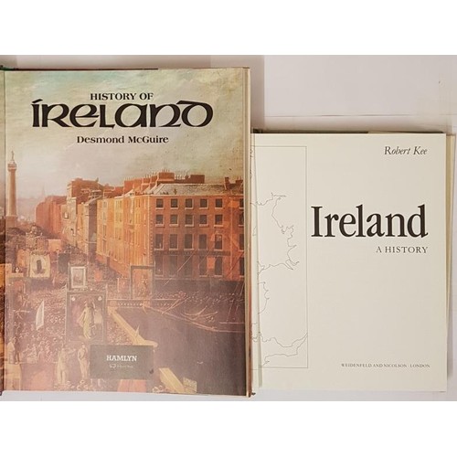 11 - Robert Kee. Ireland – A History. 1980. 1st Illustrated;  and D. McGuire. History of Irela... 