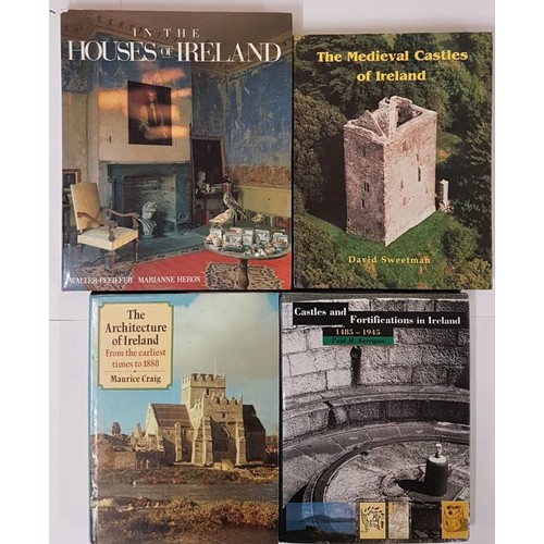 55 - Castles And Fortifications In Ireland 1485-1945 by Kerrigan; The Architecture Of Ireland F... 