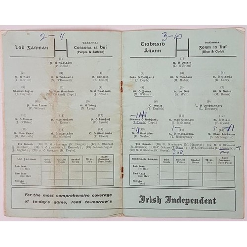 17 - G.A.A.: 1962 All Ireland Hurling Final between Wexford & Tipperary Match Programme. September 2n... 