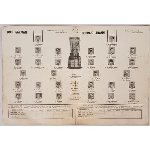 20 - G.A.A.: 1968 All Ireland Hurling Final between Wexford & Tipperary Match Programme. September 1s... 